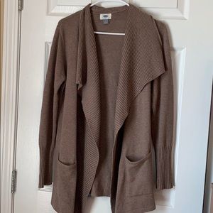 Dark tan cardigan